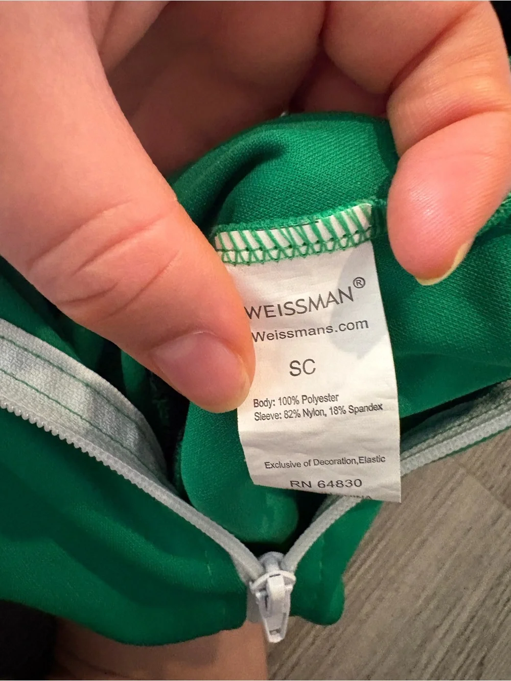 Weissman Green Sequin Sleeve Jacket and Green Tulle Tutu Dress